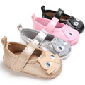 Kleine blaue Katze rosa / schwarz Sneaker Trainer Großhandel lustige weiche Sohle PVC Baby Schuhe